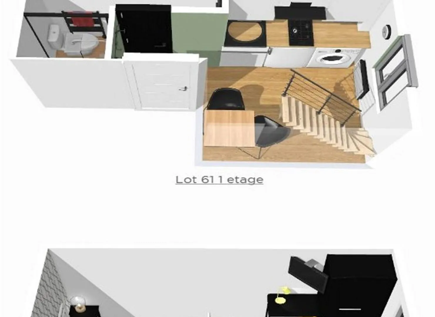 Apartament Tiny-Duplex Lyon 0*,
